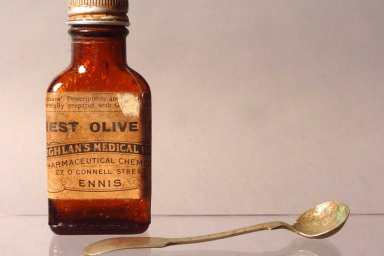 Old apothecary style medicine